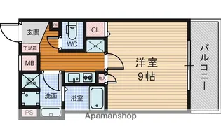 アドバンス新大阪シティライフ【4階】の間取り