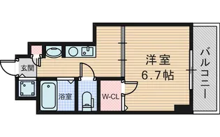 エステムコート新大阪Ⅲステーションプラザ【11階】の間取り