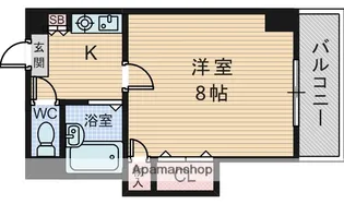 メルヘンハイツ【4階】の間取り