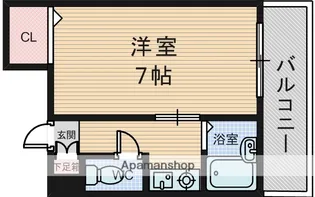 メルヘンハイツ【7階】の間取り