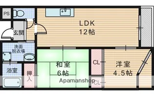 サンラフィーネ【4階】の間取り