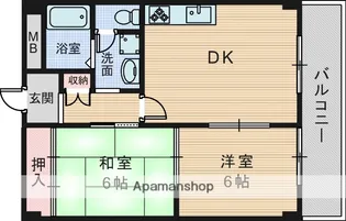 野本ビル【7階】の間取り