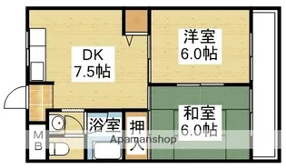 須賀の森シティハイツ【4階】の間取り