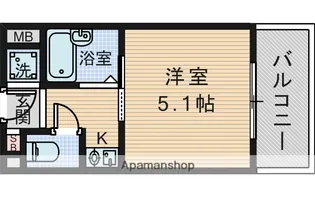 ビジネス新大阪【5階】の間取り