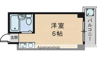 ビルディングⅡ菅原【6階】の間取り