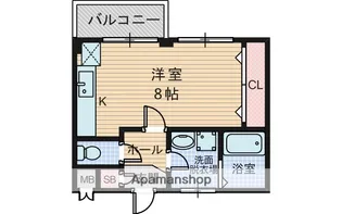 イーズマンション1【2階】の間取り