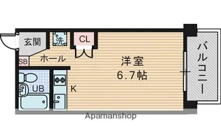 エスプライム新大阪Ⅱ【3階】の間取り