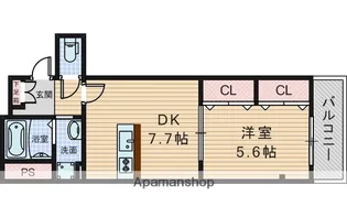 COLABO上新庄【2階】の間取り