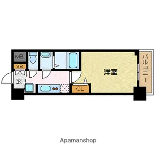 プレサンス新大阪イオリア(旧プレサンス新大阪ラ・トゥール)【3階】の間取り