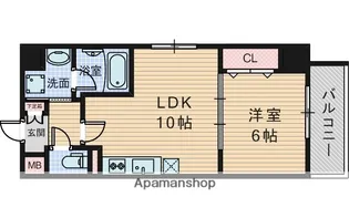 フォートレス神崎川CENTER【5階】の間取り