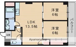 生島グランドハイツ【3階】の間取り