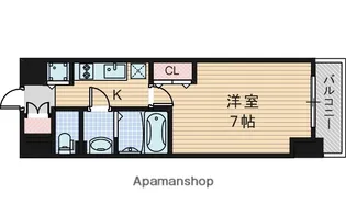 LUXE淡路Ⅱ【13階】の間取り