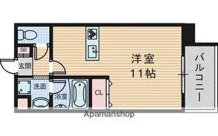 アバンティ淡路【9階】の間取り