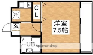 シャトレ下新庄【3階】の間取り