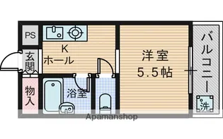 木元ハイツ【3階】の間取り