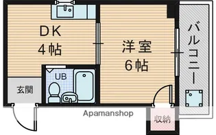 スィートハイツ【3階】の間取り