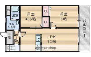 サンメゾンⅢ【2階】の間取り