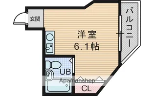 ビルディングⅦ【4階】の間取り