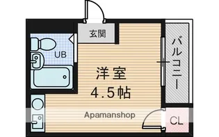 ビルディングⅦ【4階】の間取り