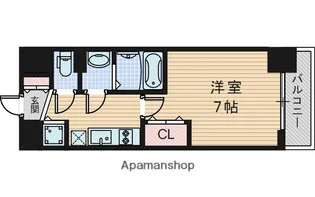LUXE新大阪Α【5階】の間取り