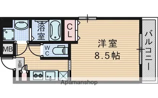 ヴェリテ新大阪イースト【2階】の間取り