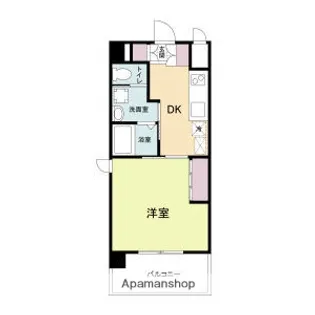 アールエスフラッツ【6階】の間取り