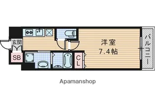 プレイシズ新大阪【12階】の間取り