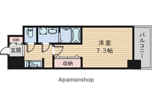 S−RESIDENCE三国WEST【6階】の間取り