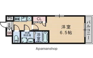 プロヴィスタ新大阪イーストゲート【5階】の間取り