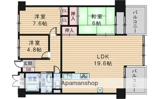 マインズ・コム神崎川【9階】の間取り