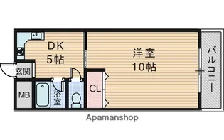 メゾンササキ【1階】の間取り