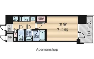 スプランディッド十三本町【6階】の間取り