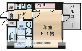 S−RESIDENCE新大阪RISH【11階】の間取り