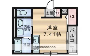 TOWN COURT 上新庄【1階】の間取り
