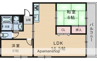 SAKURABASE東大阪【3階】の間取り