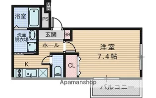 フジパレス西淡路Ⅲ番館【2階】の間取り