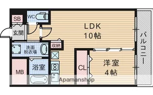 セレニテ新大阪カルム【12階】の間取り