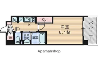 LUXE新大阪西【6階】の間取り