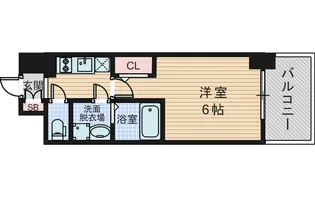 エスリード新大阪ラヴァーグ【6階】の間取り