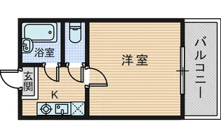 ハイツ城【3階】の間取り