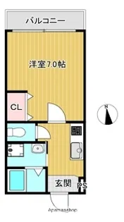 ラフィーネ十三【3階】の間取り