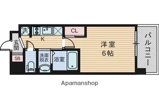 LUXE東三国WEST【3階】の間取り