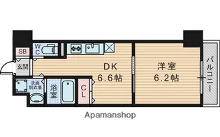GRAMERCY JUSOーHIGASHI 1ST【2階】の間取り