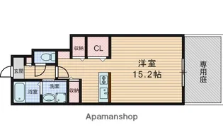 カーサヴェルデ【1階】の間取り