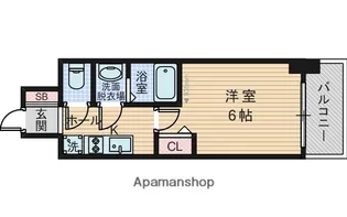 プレサンス東三国エンブレイス【9階】の間取り