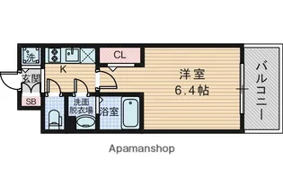 エスリード新大阪ザ・プレミアWEST【8階】の間取り