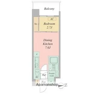 セレニテ新大阪エクラ【12階】の間取り
