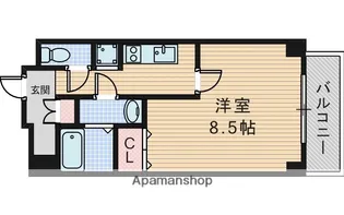 CHARME十三本町【4階】の間取り