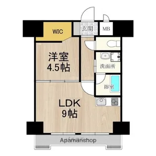 パークモダン新大阪【8階】の間取り