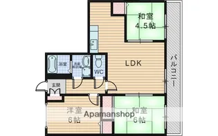 AXIS LIFE 豊里【4階】の間取り